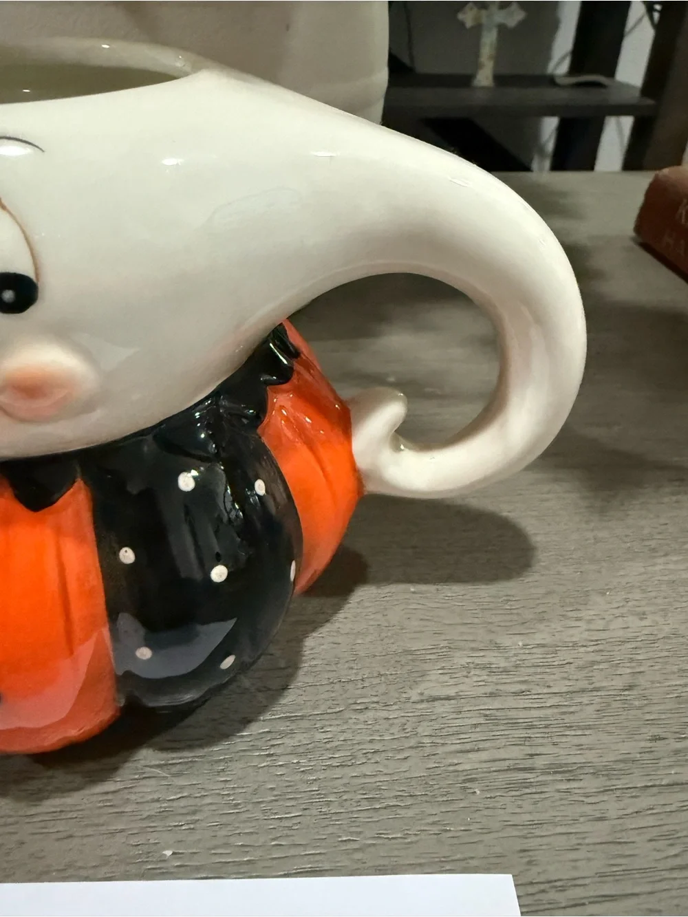 Johanna Parker Pumpkin Ghost Mug -NEW